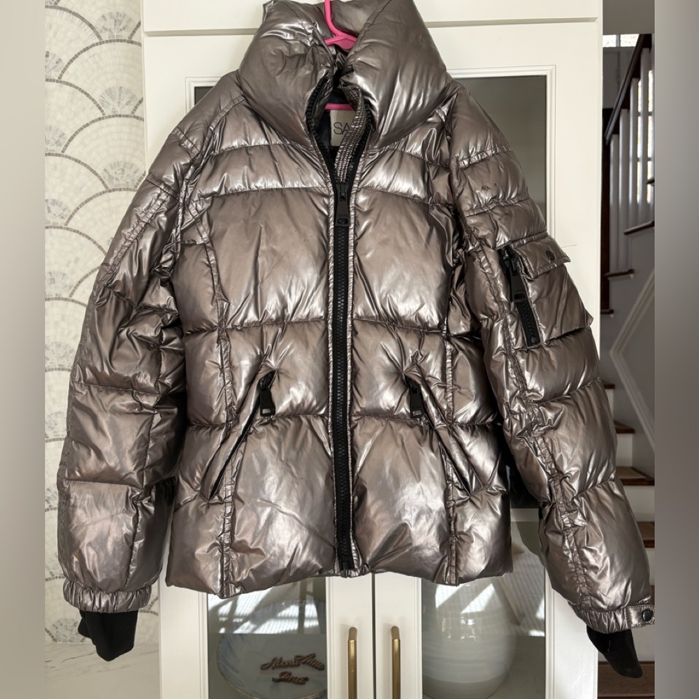 SAM Girls Freestyle Metallic Puffer Jacket